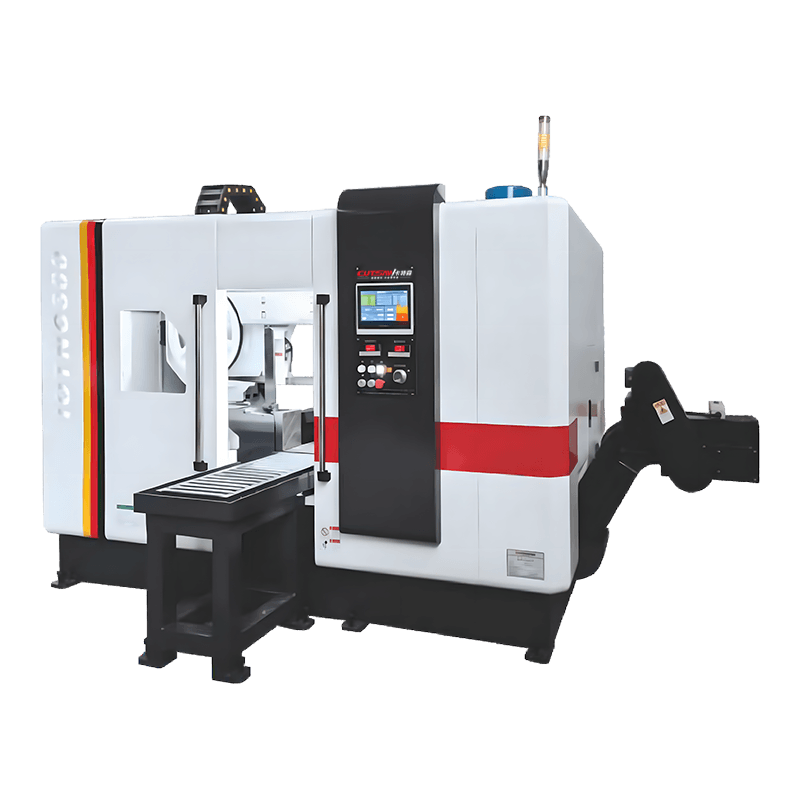 IOTNC300 Hoge snelheid CNC-lintzaagmachine met bundelsnijfunctie voor stalen staaf en buis