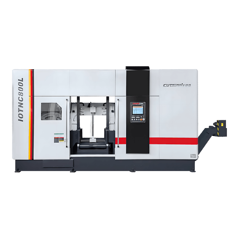 IOTNC800L Intelligente CNC automatische metaalsnijdende horizontale lintzaagmachine