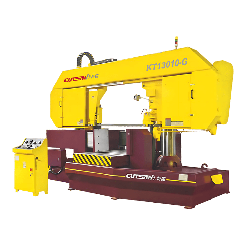 KT13010-G Dubbele kolom portaalbandzaagmachine Horizontale metalen lintzaag