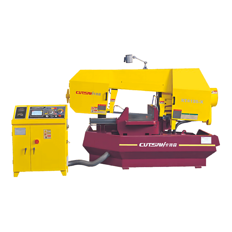 KT4135-X Verstekzaagmachine Automatische horizontale metaalzaagbandzaagmachine